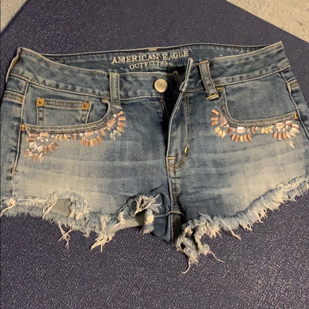 🎉2/$45 🎉 American Eagle Jeweled Jean Shorts